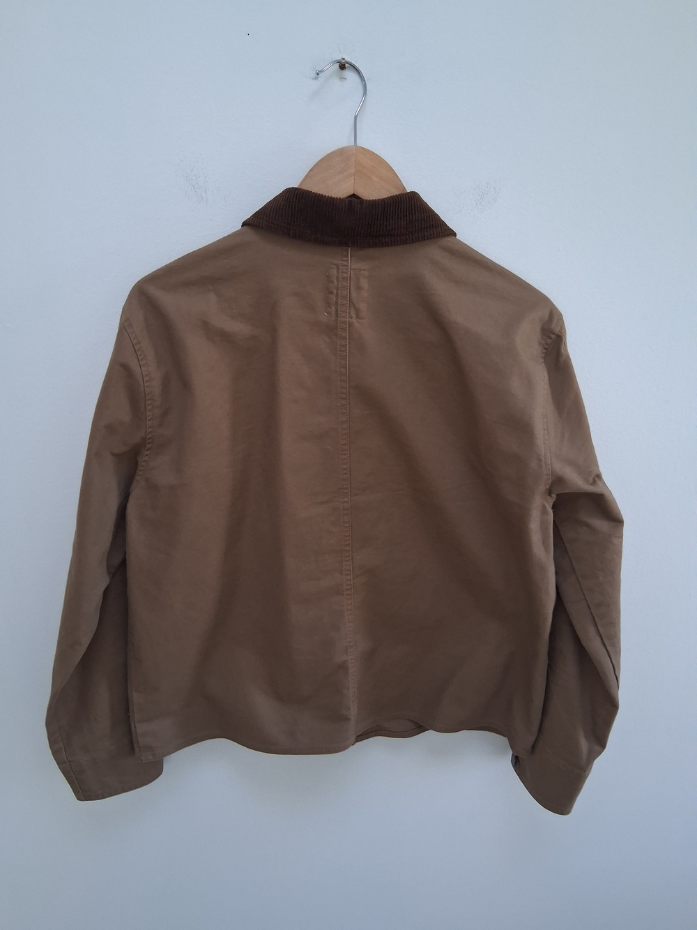 Thread & Supply Zola Barn Jacket Brown Medium Corduroy Collar Chore Utility Work - Picture 6 of 11